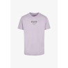 MISTER TEE TEE SHIRT LILAS GIVE YOURSEFT TIME