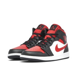 NIKE AIR JORDAN 1 MID BRED TOE