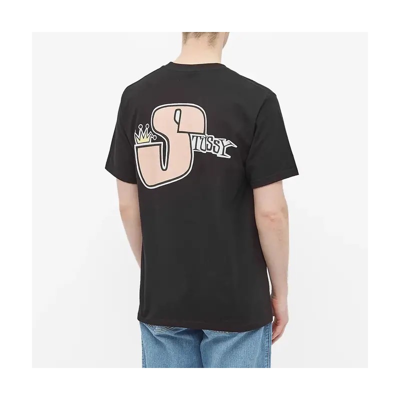 STUSSY TEE SHIRT NOIR PHAT S
