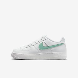 NIKE AIR FORCE 1 GS WHITE EMERALD RISE