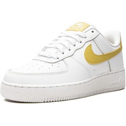 NIKE AIR FORCE 1 '07 WHITE SATURN GOLD WHITE WHITE
