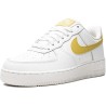 NIKE AIR FORCE 1 '07 WHITE SATURN GOLD WHITE WHITE