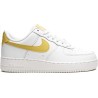 NIKE AIR FORCE 1 '07 WHITE SATURN GOLD WHITE WHITE
