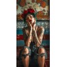 Women Tatoo 120X65CM cm Dibond sans encadrement
