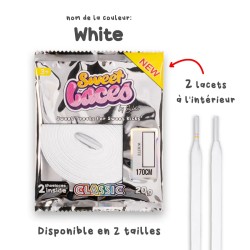 SWEET LACES CLASSIC WHITE