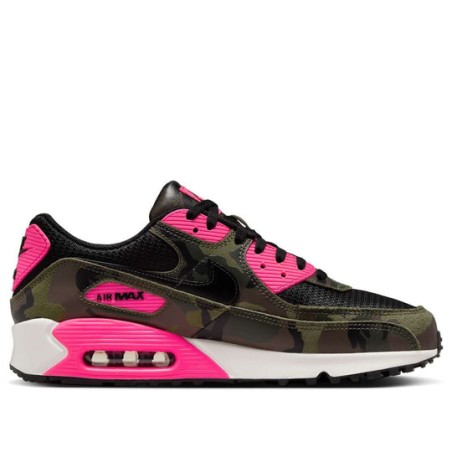 NIKE AIR MAX 90 "CAMO PACK SEQUOIA & HYPER PINK