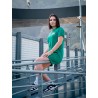 Rider Music Robe Éponge Femme Malachite Logo Gris