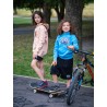 Rider Music Sweat Unisexe Kids Aqua Blue Logo Bleu