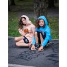 Rider Music Sweat Unisexe Kids Aqua Blue Logo Bleu
