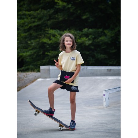 Rider Music Tee Shirt Unisexe Kids Butter Logo Blanc
