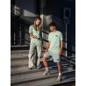 Rider Music Tee Shirt Unisexe Misty Jade Logo Khaki