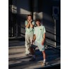 Rider Music Tee Shirt Unisexe Misty Jade Logo Khaki