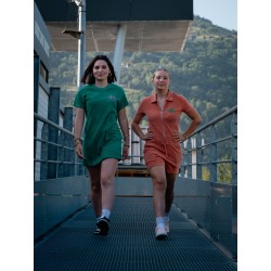 Rider Music Robe Éponge Femme Malachite Logo Gris