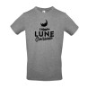 Hexaler Tee-shirt "Lune Croissante" Gris