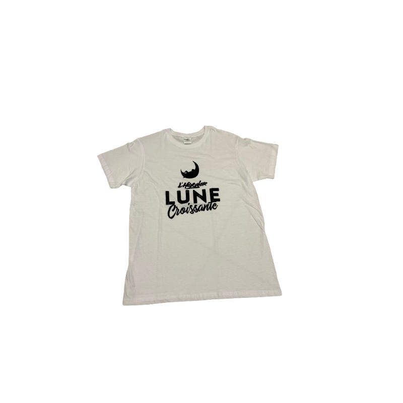 Hexaler Tee-shirt "Lune Croissante" Blanc