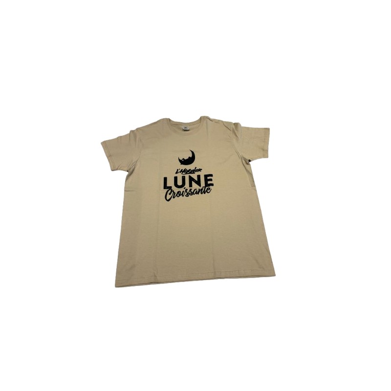 Hexaler Tee-shirt "Lune Croissante" Beige