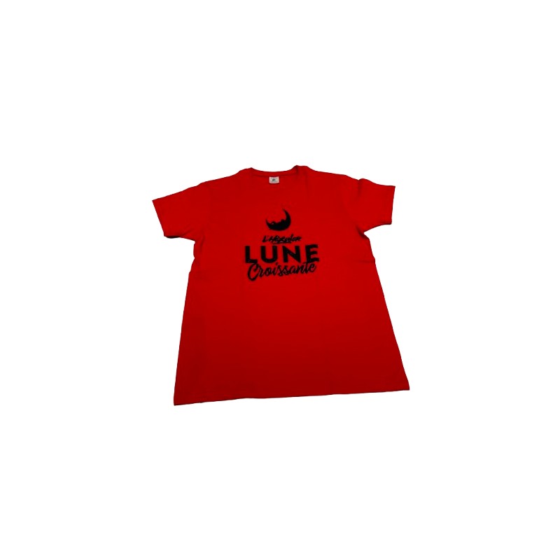 Hexaler Tee-shirt "Lune Croissante" Rouge