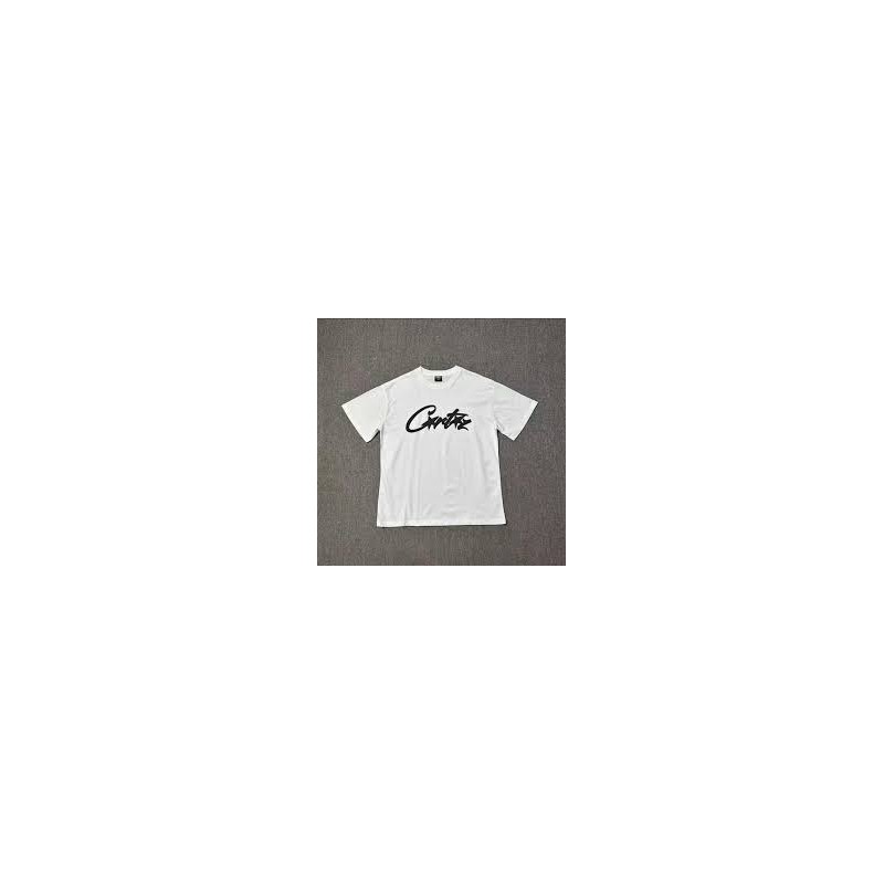 CORTEIZ TEE SHIRT BLANC LOGO NOIR