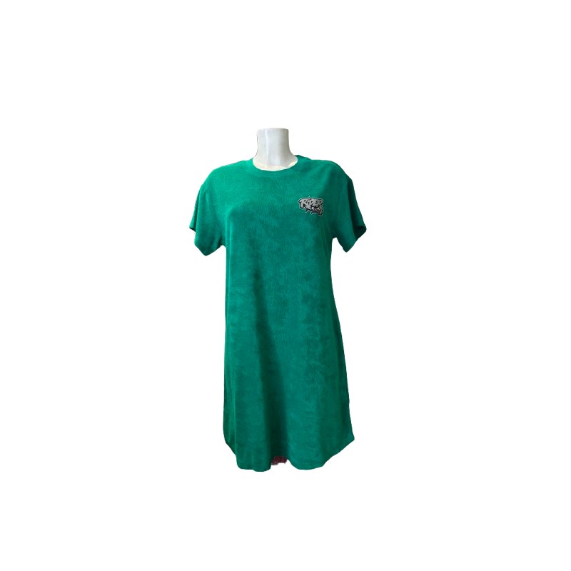 Rider Music Robe Éponge Femme Malachite Logo Gris