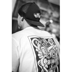 Opahk Tee Shirt Blanc Coeur Valérian