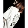 Opahk Tee Shirt Blanc Coeur Valérian