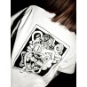 Opahk Tee Shirt Blanc Coeur Valérian
