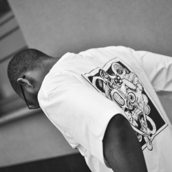 Opahk Tee Shirt Blanc Coeur Valérian