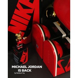 Bearbrick 100% Michael Jordan - Air Jordan 1985