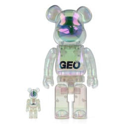 Bearbrick 400%+100% Geo Earth