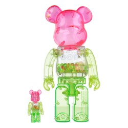 Bearbrick 400%+100% My First Baby 1st Color Clear