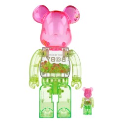 Bearbrick 400%+100% My First Baby 1st Color Clear