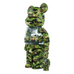 Bearbrick 400%+100% My First Baby Digital Camo