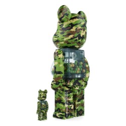 Bearbrick 400%+100% My First Baby Digital Camo