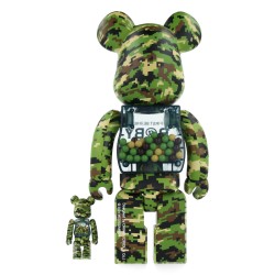 Bearbrick 400%+100% My First Baby Digital Camo
