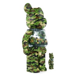 Bearbrick 400%+100% My First Baby Digital Camo
