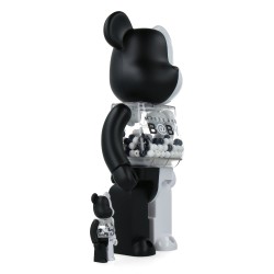 Bearbrick 400%+100% My First Baby Black & White