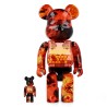 Bearbrick 400%+100% My First Baby Flame