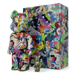 Bearbrick 400%+100% Tomakazu Matsuyama x Peanuts