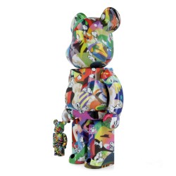 Bearbrick 400%+100% Tomakazu Matsuyama x Peanuts