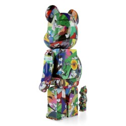 Bearbrick 400%+100% Tomakazu Matsuyama x Peanuts