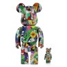 Bearbrick 400%+100% Tomakazu Matsuyama x Peanuts