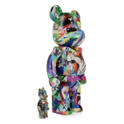 Bearbrick 400%+100% Tomakazu Matsuyama x Peanuts