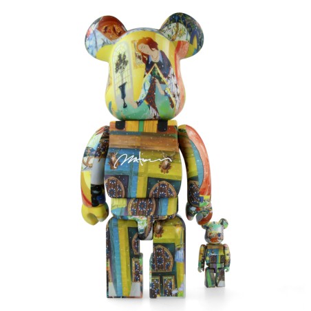 Bearbrick 400%+100% Tomakazu Matsuyama
