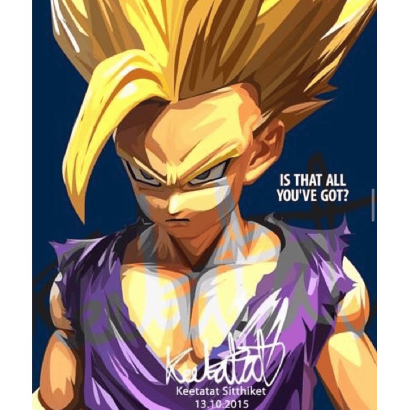 Tableau Manga San Gohan