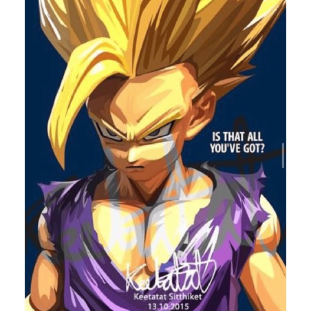 Tableau Manga San Gohan