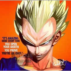 Tableau Manga Prince Vegeta