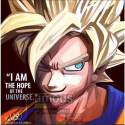 Tableau Manga Son Goku