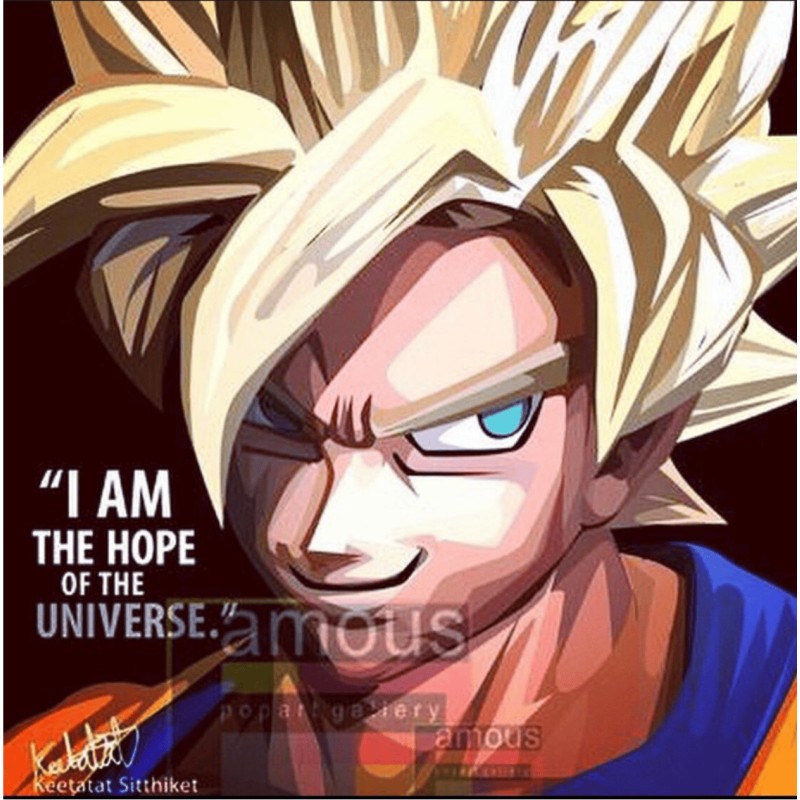 Tableau Manga Son Goku