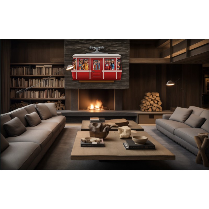 Sculture 3D Métal Cabine 1