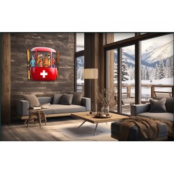 Sculture 3D Métal Cabine 2